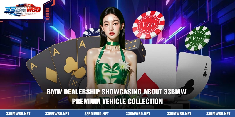 BMW dealership showcasing About 33BMW premium vehicle collection