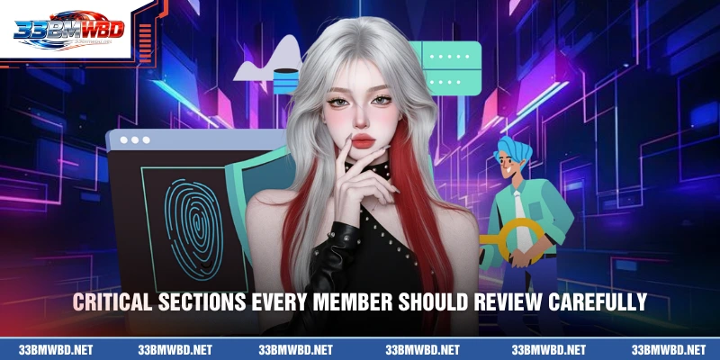 Critical sections every member should review carefully