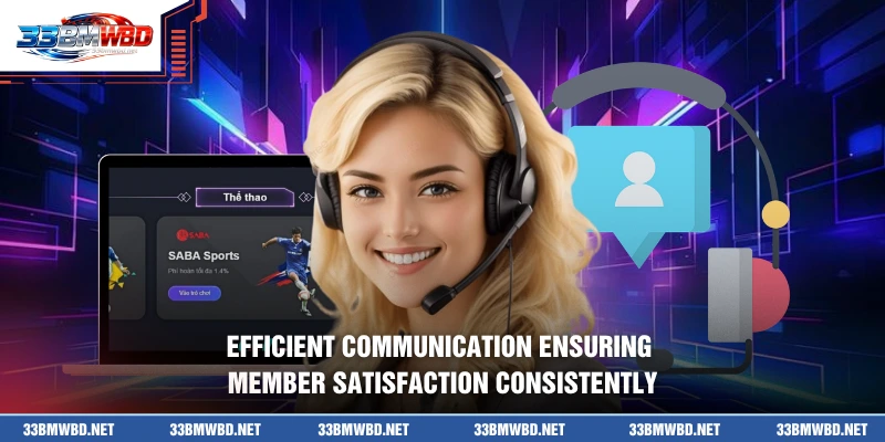 Efficient communication ensuring member satisfaction consistently