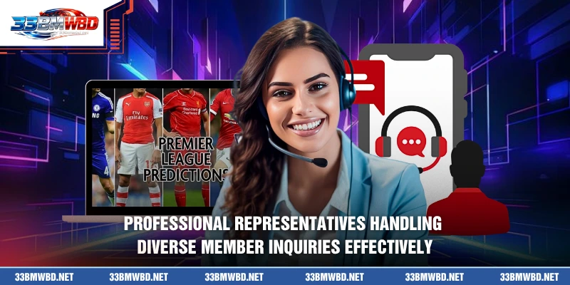 Professional representatives handling diverse member inquiries effectively
