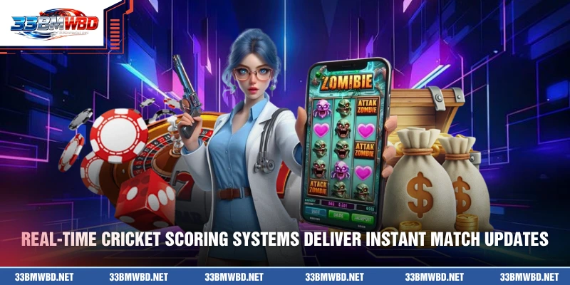 Real-time cricket scoring systems deliver instant match updates