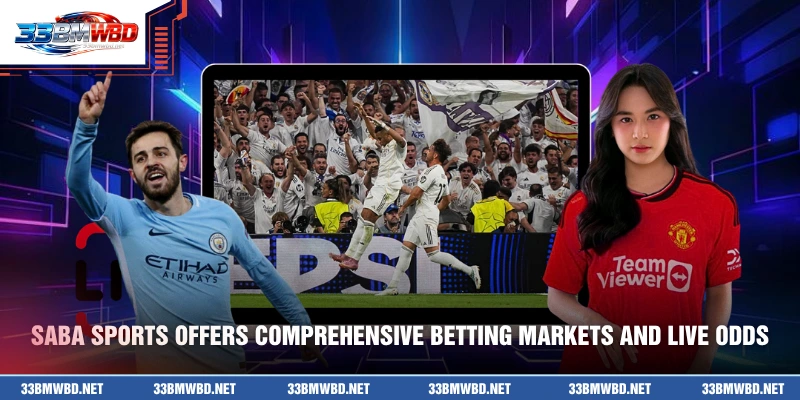 SABA sports offers comprehensive betting markets and live odds